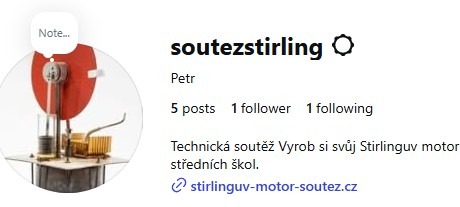 Stirling je na Instagramu